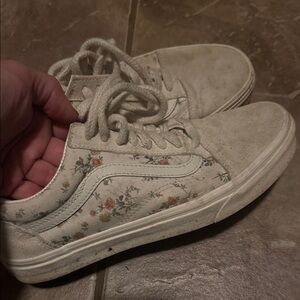 Floral Canvas Sneakers